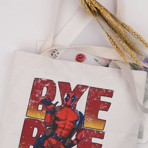 Movie Gift, Funny Dancing Man Bye Bye Bye Tote Bag, Comics Book :') - Picture 4 of 6